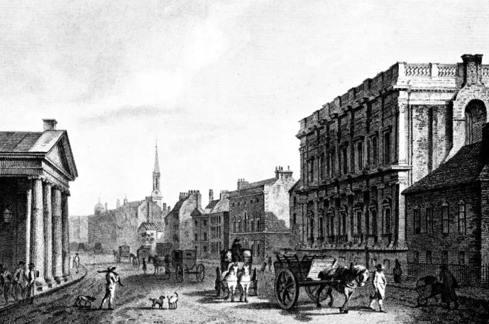 Framed Print : Whitehall, 18th century, (c1902-1905) Framed Print : Whitehall, 18th century, (c1902-1905)