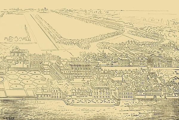 Whitehall, from the River, (1881). Creator: Unknown
