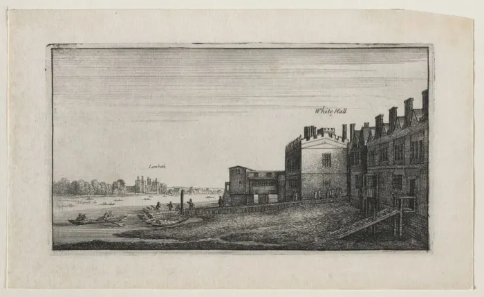 Framed Print : Whitehall from the River, with Lambeth in the Distance. Creator: Wenceslaus Hollar (Bohemian Framed Print : Whitehall from the River, with Lambeth in the Distance. Creator: Wenceslaus Hollar (Bohemian