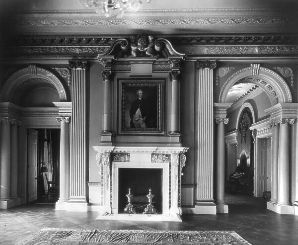 'Whitemarsh Hall, ' Edward Townsend Stotesbury house, Wyndmoor, Pennsylvania, 1922 or 1923. Creator: Frances Benjamin Johnston. 'Whitemarsh Hall, ' Edward Townsend Stotesbury house, Wyndmoor, Pennsylvania, 1922 or 1923