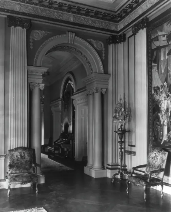 Framed Print : Whitemarsh Hall, Edward Townsend Stotesbury house, Wyndmoor, Pennsylvania, 1922 or 1923. Creator: Frances Benjamin Johnston. Whitemarsh Hall, Edward Townsend Stotesbury house, Wyndmoor, Pennsylvania, 1922 or 1923 Framed Print : Whitemarsh Hall, Edward Townsend Stotesbury house, Wyndmoor, Pennsylvania, 1922 or 1923. Creator: Frances Benjamin Johnston. Whitemarsh Hall, Edward Townsend Stotesbury house, Wyndmoor, Pennsylvania, 1922 or 1923