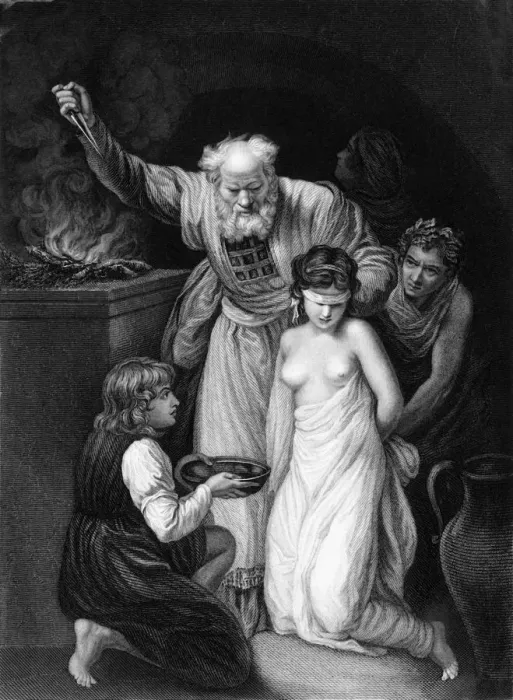 Framed Print : Who did with her according to his vow, early-mid 19th century? Creator: Samuel Freeman Framed Print : Who did with her according to his vow, early-mid 19th century? Creator: Samuel Freeman