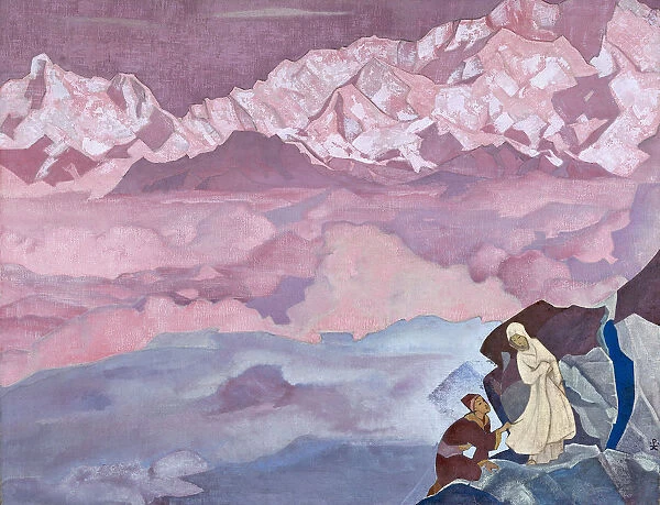 She Who Leads, 1924. Artist: Nicholas Roerich