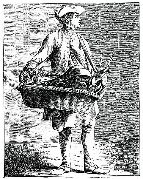 Who ll buy spoons and larding pins?!, 1737-1742. Artist: Bouchardon
