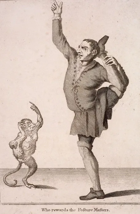 Framed Print : Who rewards the Posture Masters, Cries of London, (c1688?) Framed Print : Who rewards the Posture Masters, Cries of London, (c1688?)