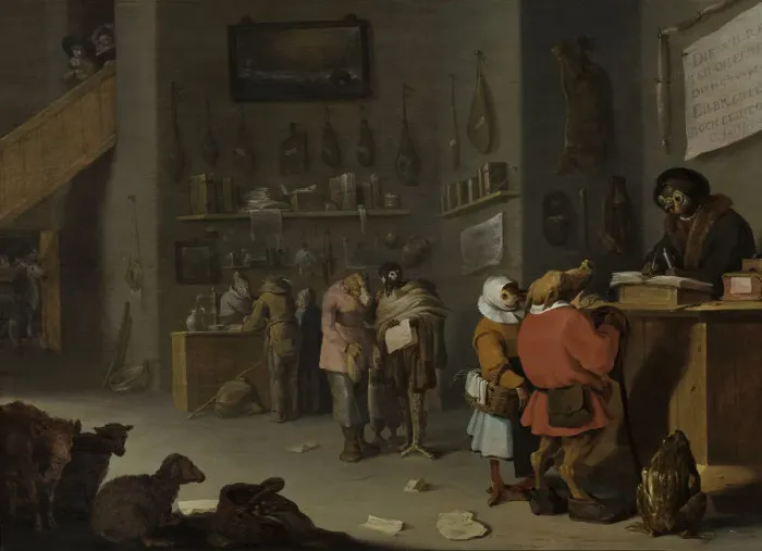 Framed Print : Who sues for a cow, 1629. Artist: Saftleven, Cornelis Hermansz. (ca. 1607-1681) Framed Print : Who sues for a cow, 1629. Artist: Saftleven, Cornelis Hermansz. (ca. 1607-1681)
