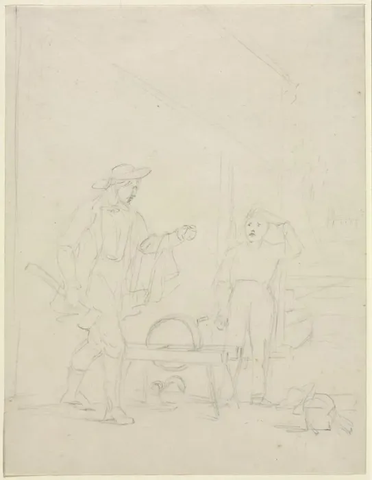 Framed Print : Wholl Turn the Grindstone?, c. 1850. Creator: William Sidney Mount (American, 1807-1868) Framed Print : Wholl Turn the Grindstone?, c. 1850. Creator: William Sidney Mount (American, 1807-1868)