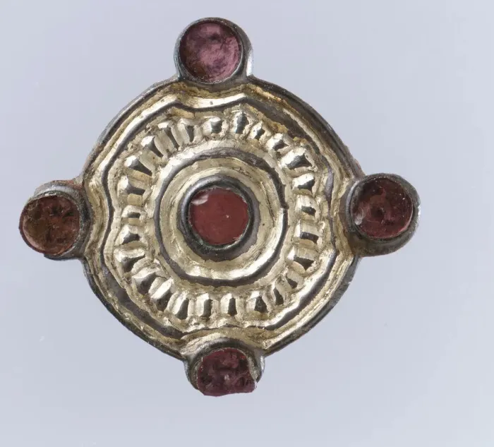 Framed Print : Whorl-Shaped Brooch, Frankish, ca. 550-650. Creator: Unknown Framed Print : Whorl-Shaped Brooch, Frankish, ca. 550-650. Creator: Unknown