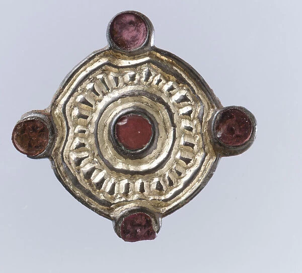 Whorl-Shaped Brooch, Frankish, ca. 550-650. Creator: Unknown