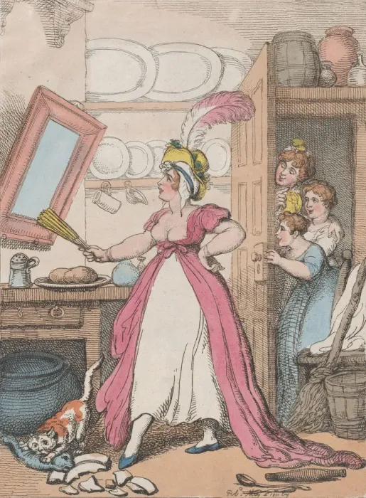 Framed Print : Whos Mistress Now?, May 4, 1811. May 4, 1811. Creator: Thomas Rowlandson Framed Print : Whos Mistress Now?, May 4, 1811. May 4, 1811. Creator: Thomas Rowlandson