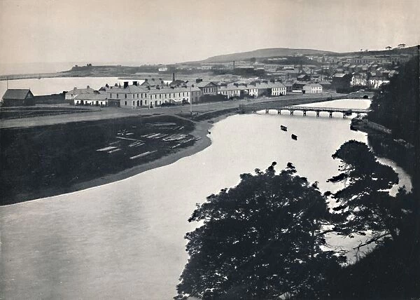Wicklow - General View of the Town and the River, 1895
