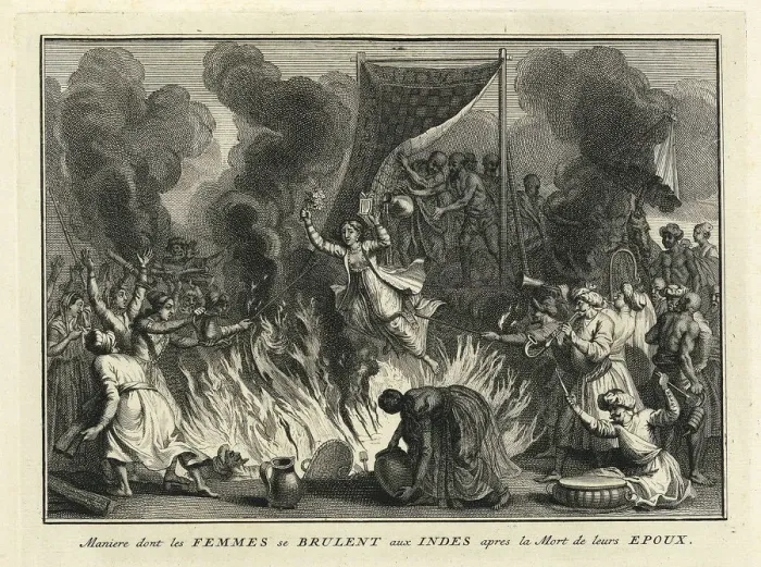 Framed Print : Widow Burning in India, 1728. Artist: Picart, Bernard (1673?1733) Framed Print : Widow Burning in India, 1728. Artist: Picart, Bernard (1673?1733)