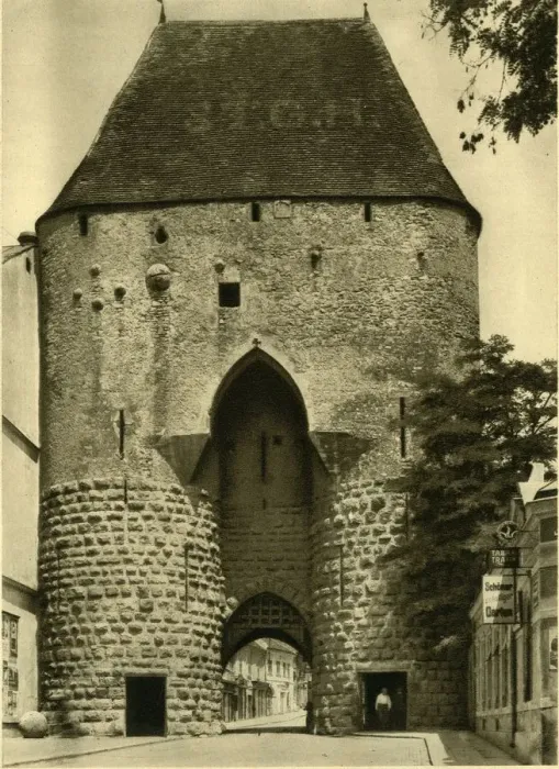 Framed Print : The Wiener Tor, Hainburg an der Donau, Lower Austria, c1935. Creator: Unknown Framed Print : The Wiener Tor, Hainburg an der Donau, Lower Austria, c1935. Creator: Unknown