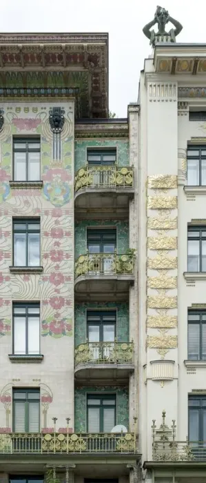 Framed Print : Wienzeilenhauser, Vienna, Austria, (1898), 2015. Artist: Alan John Ainsworth Framed Print : Wienzeilenhauser, Vienna, Austria, (1898), 2015. Artist: Alan John Ainsworth