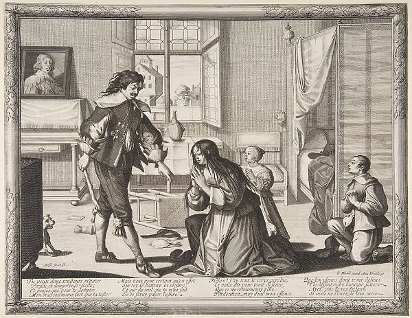 The Wife-Beater, ca. 1633. Creator: Abraham Bosse