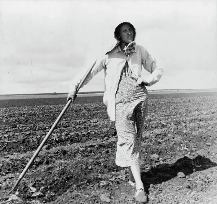 Framed Print : Wife of Texas tenant farmer, 1937. Creator: Dorothea Lange Framed Print : Wife of Texas tenant farmer, 1937. Creator: Dorothea Lange