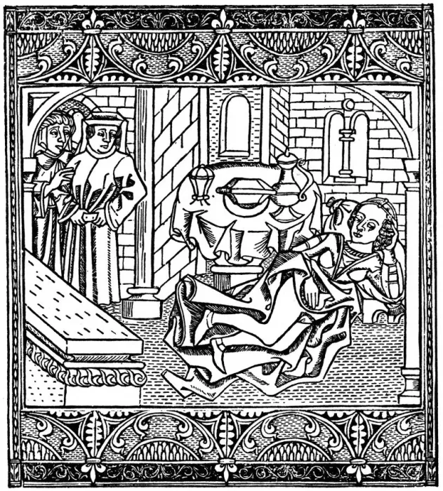 Framed Print : The wife of Xanthus asleep, 1485 (1964) Framed Print : The wife of Xanthus asleep, 1485 (1964)
