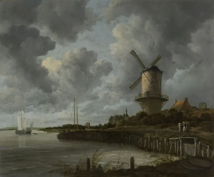 Framed Print : The mill at Wijk bij Duurstede, c. 1670. Artist: Ruisdael, Jacob Isaacksz, van (1628 / 29-1682) Framed Print : The mill at Wijk bij Duurstede, c. 1670. Artist: Ruisdael, Jacob Isaacksz, van (1628 / 29-1682)