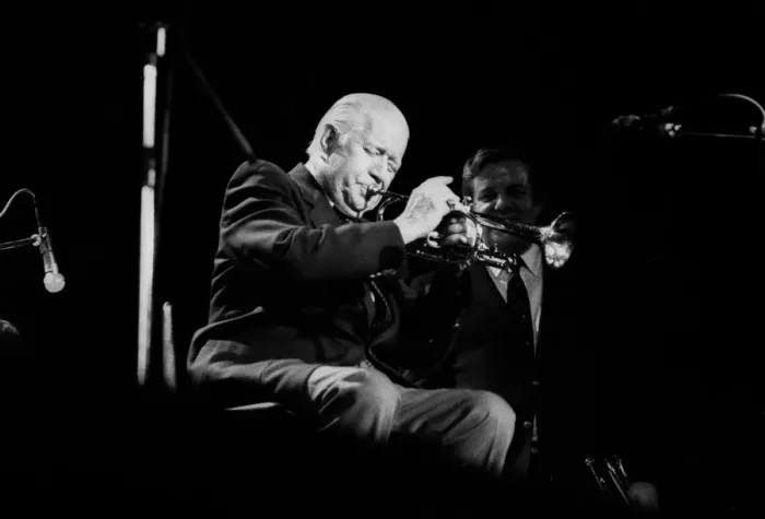 Framed Print : Wild Bill Davison, Lewisham Jazz Festival, Lewisham, London, 1986. Artist: Brian O Connor Framed Print : Wild Bill Davison, Lewisham Jazz Festival, Lewisham, London, 1986. Artist: Brian O Connor