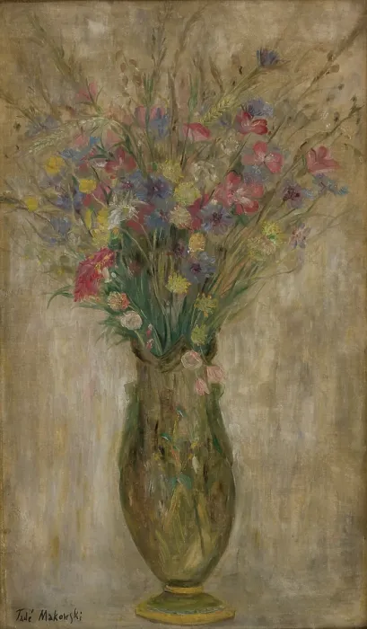 Framed Print : Wild Flowers, between 1914-1918. Creator: Tadeusz Makowski Framed Print : Wild Flowers, between 1914-1918. Creator: Tadeusz Makowski