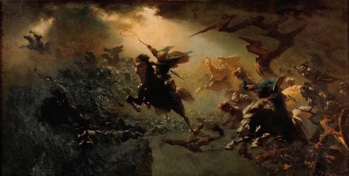 Framed Print : The Wild Hunt, 1856-1868 Framed Print : The Wild Hunt, 1856-1868