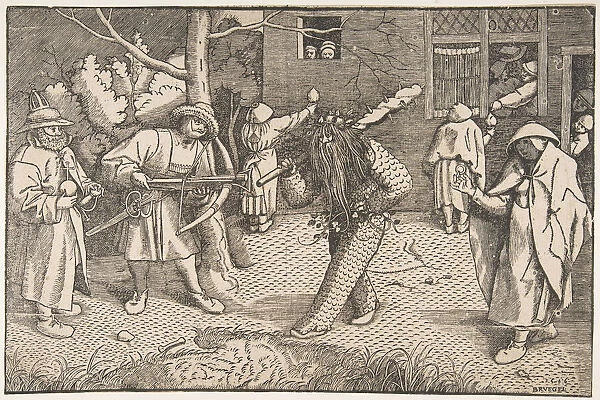The Wild Man or the Masquerade of Orson and Valentine, 1566. Creator: Unknown