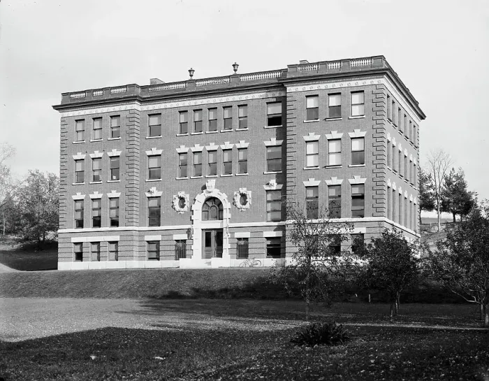 Framed Print : Wilder Hall, Dartmouth College, ca 1900. Creator: Unknown Framed Print : Wilder Hall, Dartmouth College, ca 1900. Creator: Unknown
