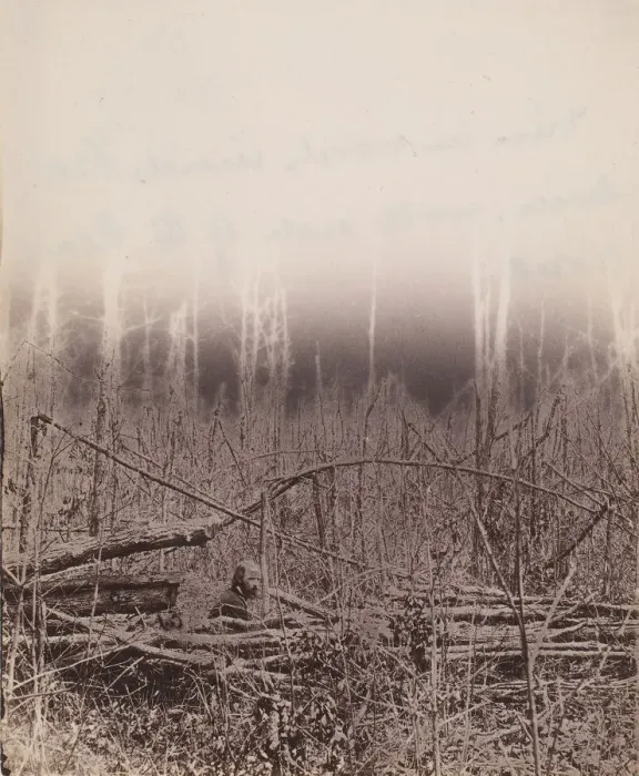 Framed Print : The Wilderness Battlefield, 1864. Creator: Unknown Framed Print : The Wilderness Battlefield, 1864. Creator: Unknown