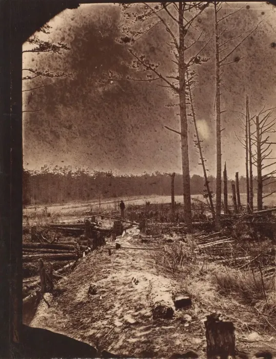 Framed Print : The Wilderness Battlefield, 1864. Creator: Unknown Framed Print : The Wilderness Battlefield, 1864. Creator: Unknown
