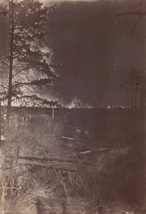 Framed Print : The Wilderness Battlefield, 1864. Creator: Unknown Framed Print : The Wilderness Battlefield, 1864. Creator: Unknown
