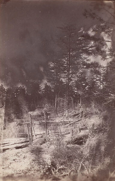 The Wilderness Battlefield, 1864. Creator: Unknown