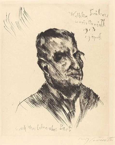 Wilhelm Trübner, 1913. Creator: Lovis Corinth