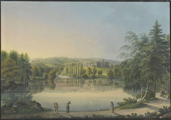 The Wilhelmshohe Castle near Kassel, ca 1820. Creator: Bleuler, Johann Heinrich (1758-1823)