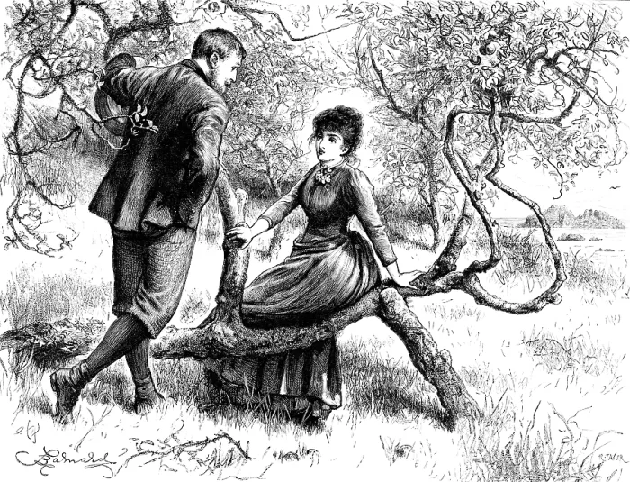 Framed Print : 'Will you advise me, Roland Lee?', 1890. Creator: R. Taylor Framed Print : 'Will you advise me, Roland Lee?', 1890. Creator: R. Taylor