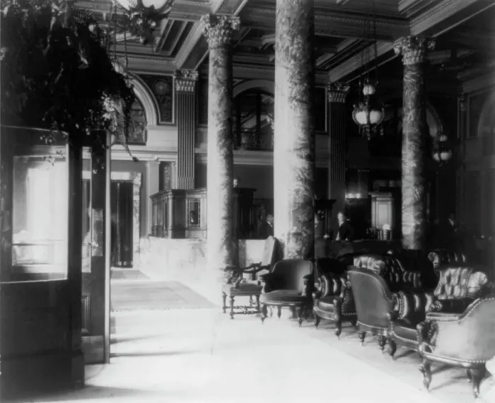 Framed Print : Willard Hotel, between 1890 and 1950. Creator: Frances Benjamin Johnston Framed Print : Willard Hotel, between 1890 and 1950. Creator: Frances Benjamin Johnston