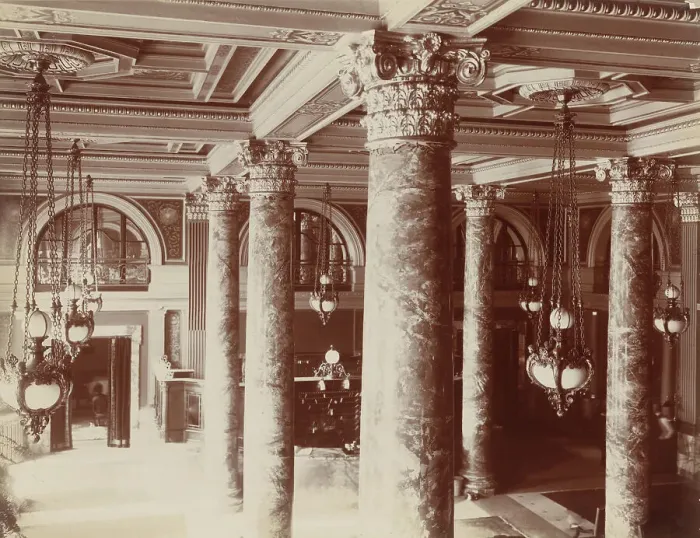 Framed Print : Willard Hotel, between 1890 and 1950. Creator: Frances Benjamin Johnston Framed Print : Willard Hotel, between 1890 and 1950. Creator: Frances Benjamin Johnston