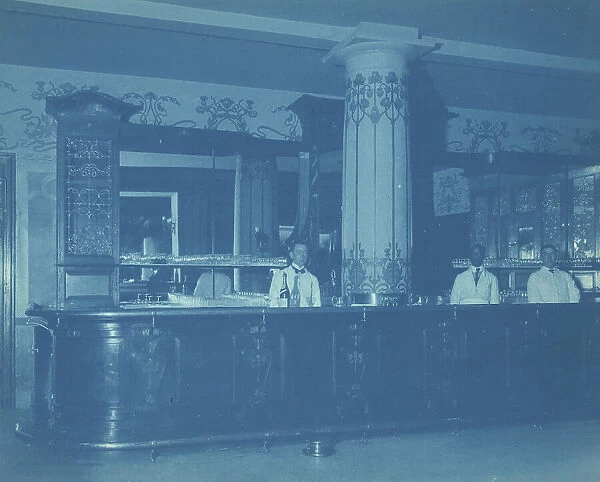 Willard Hotel bar, between 1901 and 1910. Creator: Frances Benjamin Johnston