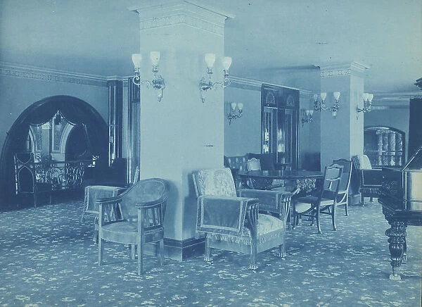 Willard Hotel lounge, between1901 and 1910. Creator: Frances Benjamin Johnston