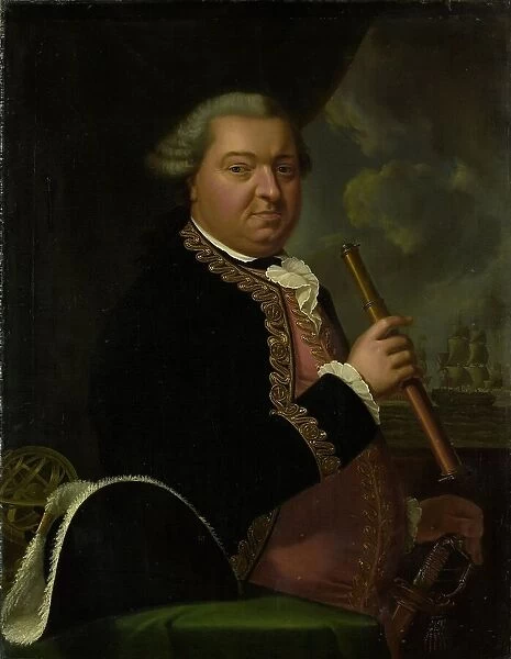 Willem Crul (1721-81), Rear Admiral, 1770-1801. Creator: Unknown