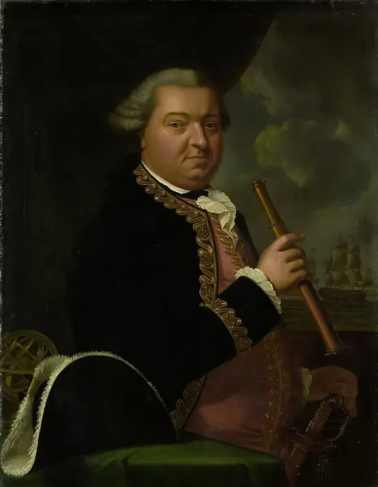 Framed Print : Willem Crul (1721-81), Rear Admiral, 1770-1801. Creator: Unknown Framed Print : Willem Crul (1721-81), Rear Admiral, 1770-1801. Creator: Unknown
