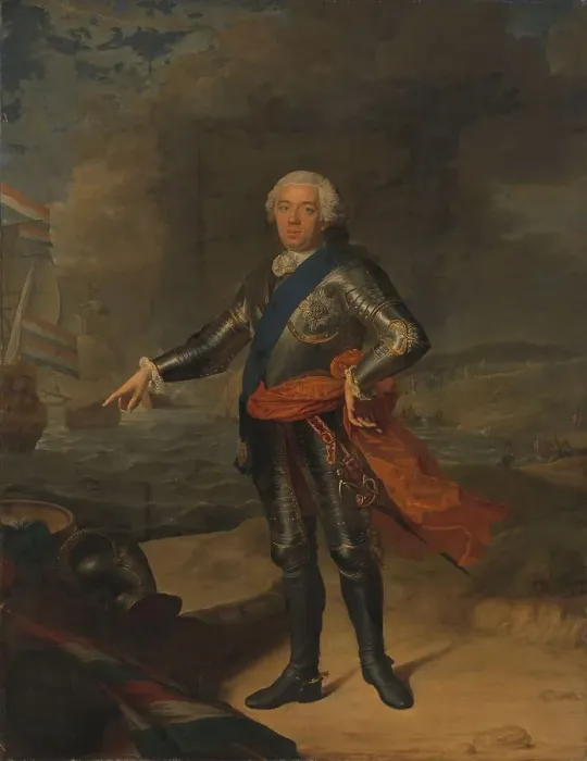 Framed Print : Willem IV (1711-1751), prince of Orange-Nassau, 1751. Creator: Jacques-Andre-Joseph Aved Framed Print : Willem IV (1711-1751), prince of Orange-Nassau, 1751. Creator: Jacques-Andre-Joseph Aved