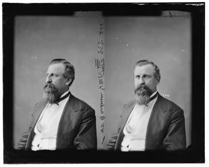 Framed Print : William B. Anderson of Illinois, between 1865 and 1880. Creator: Unknown Framed Print : William B. Anderson of Illinois, between 1865 and 1880. Creator: Unknown