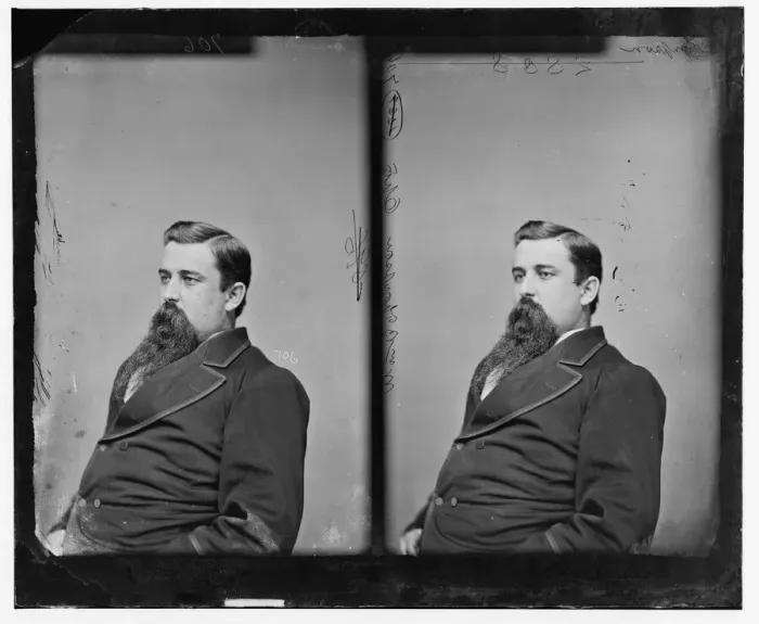 Framed Print : William B. Thompson of Ohio?, 1865-1880. Creator: Unknown Framed Print : William B. Thompson of Ohio?, 1865-1880. Creator: Unknown
