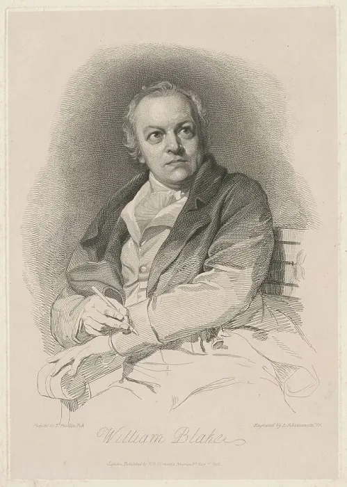 Framed Print : William Blake, 1808, published 1813. Creators: Thomas Phillips, Luigi Schiavonetti Framed Print : William Blake, 1808, published 1813. Creators: Thomas Phillips, Luigi Schiavonetti