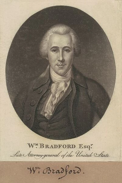 William Bradford, 1800. Creator: Charles Balthazar Julien Fevret de Saint-Memin