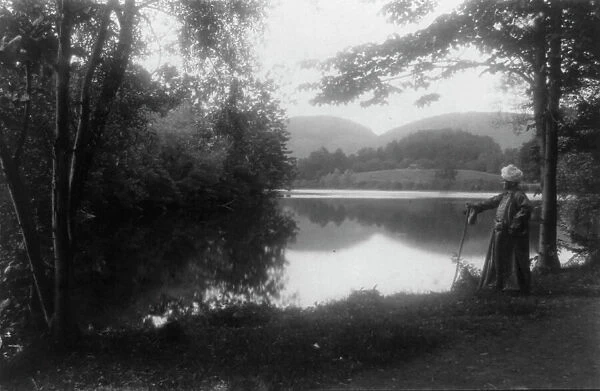 William Brewster estate, Mount Carmel, Connecticut, between 1908 and 1927. Creator: Frances Benjamin Johnston
