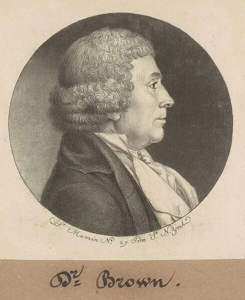 William Brown, 1798. Creator: Charles Balthazar Julien Fevret de Saint-Memin