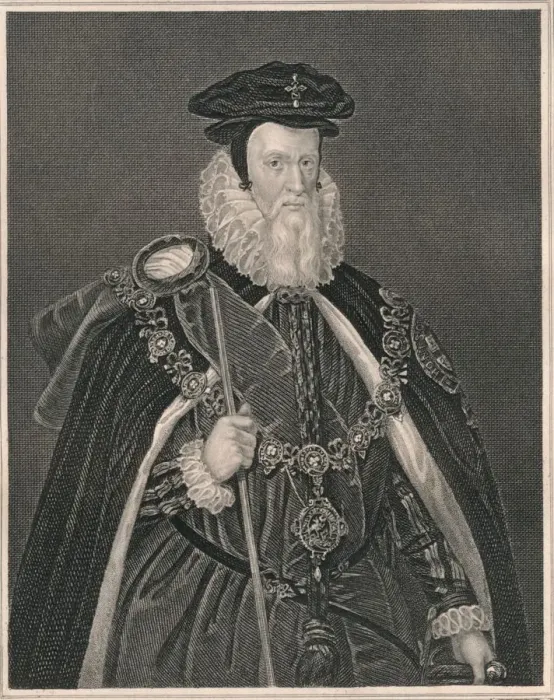 Framed Print : William Cecil, Lord Burghley. (early-mid 19th century). Creator: Henry Thomas Ryall Framed Print : William Cecil, Lord Burghley. (early-mid 19th century). Creator: Henry Thomas Ryall