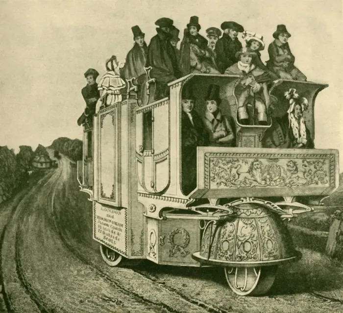 Framed Print : William Churchs Steam Road Carriage Running Between London and Birmingham, 1930 Framed Print : William Churchs Steam Road Carriage Running Between London and Birmingham, 1930