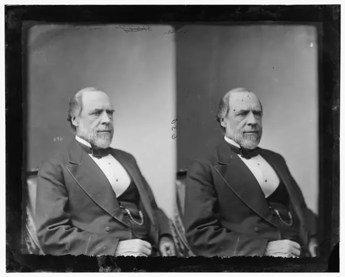 Framed Print : William Claflin of Massachusetts, 1865-1880. Creator: Unknown Framed Print : William Claflin of Massachusetts, 1865-1880. Creator: Unknown